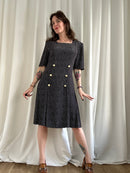 Messy pois dress