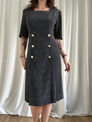 Messy pois dress