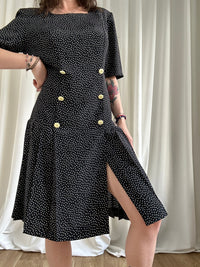 Messy pois dress