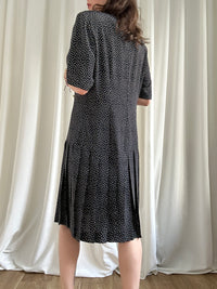 Messy pois dress