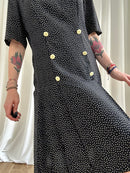 Messy pois dress