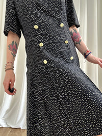 Messy pois dress