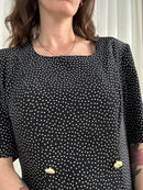 Messy pois dress
