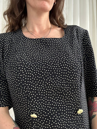 Messy pois dress