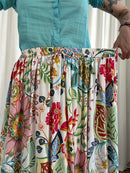 MaxiFiori midi skirt