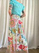 MaxiFiori midi skirt