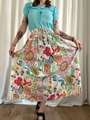 MaxiFiori midi skirt