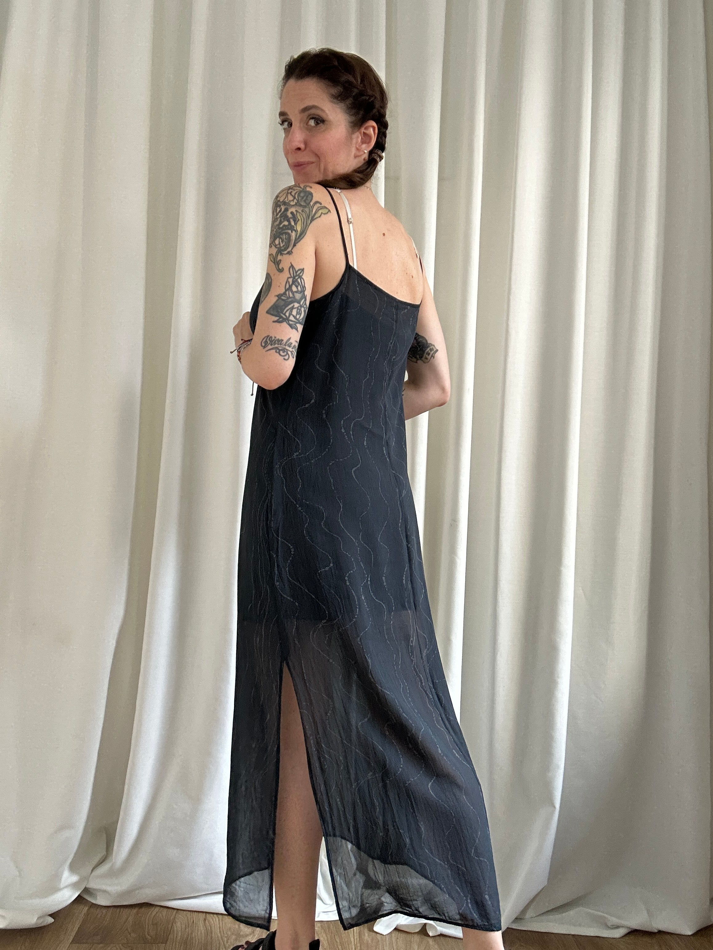 Evergreen black dress