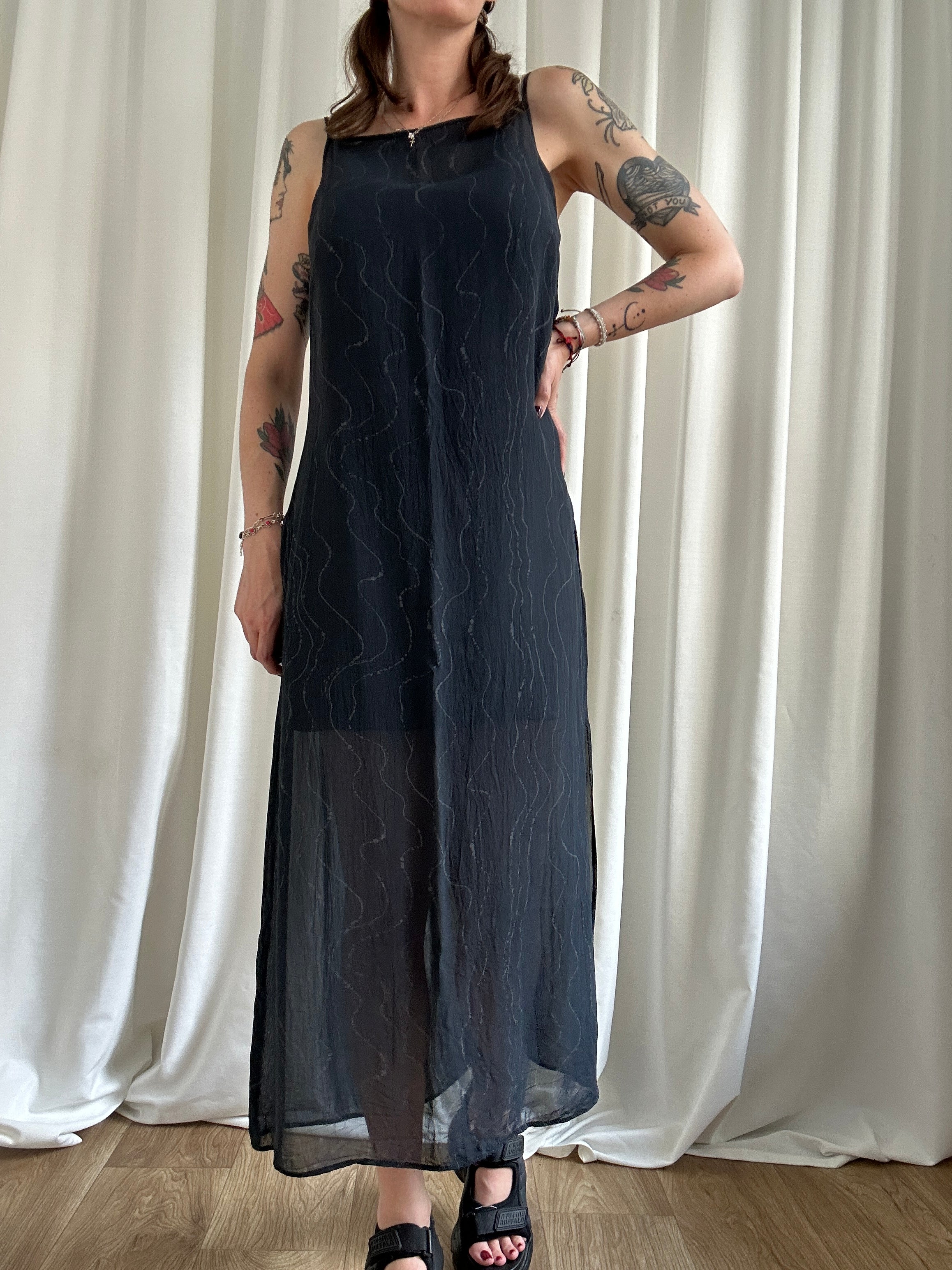 Evergreen black dress