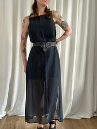 Evergreen black dress