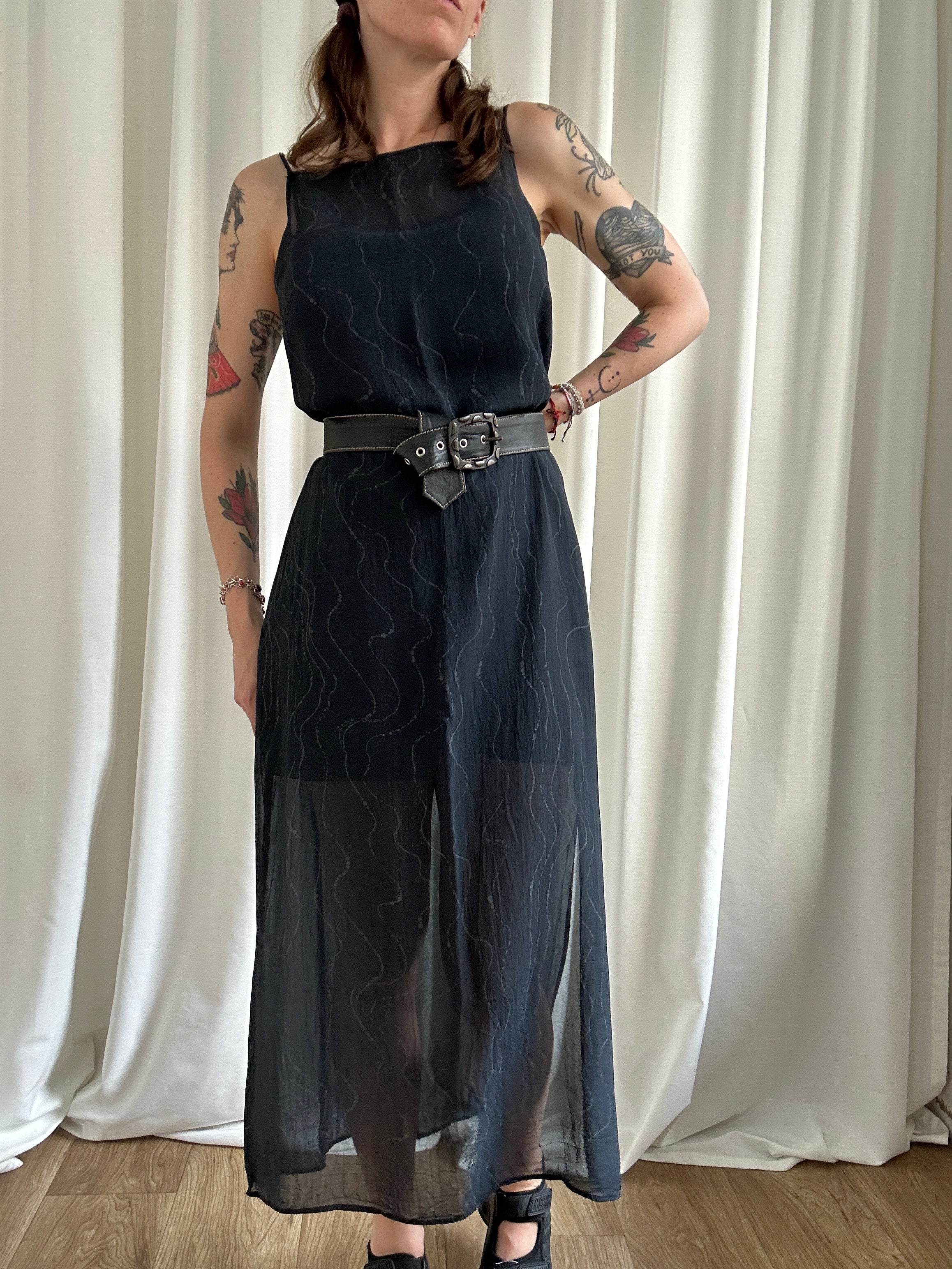 Evergreen black dress