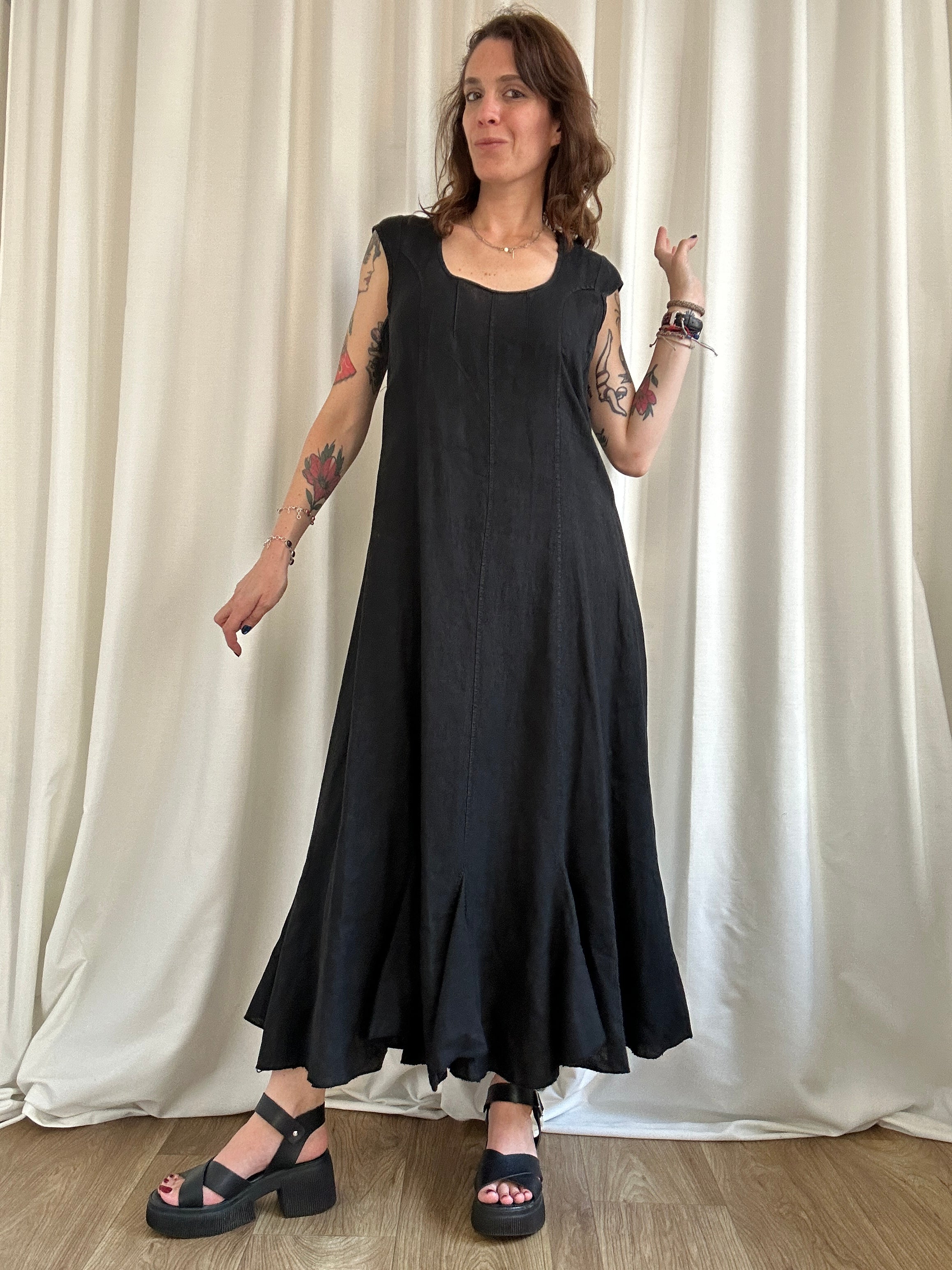 Nerone in lino dress