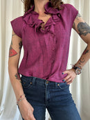 Ciclamino lino shirt