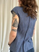 Azzurrino lino shirt