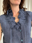 Azzurrino lino shirt