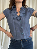 Azzurrino lino shirt