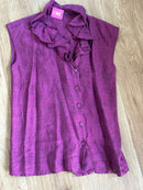 Ciclamino lino shirt