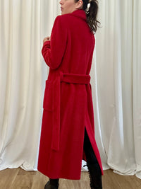 Rosso alpaca coat