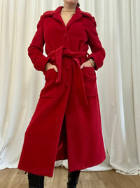 Rosso alpaca coat