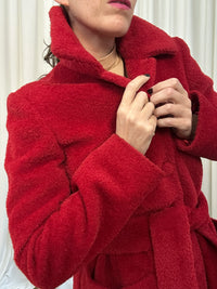 Rosso alpaca coat