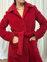 Rosso alpaca coat