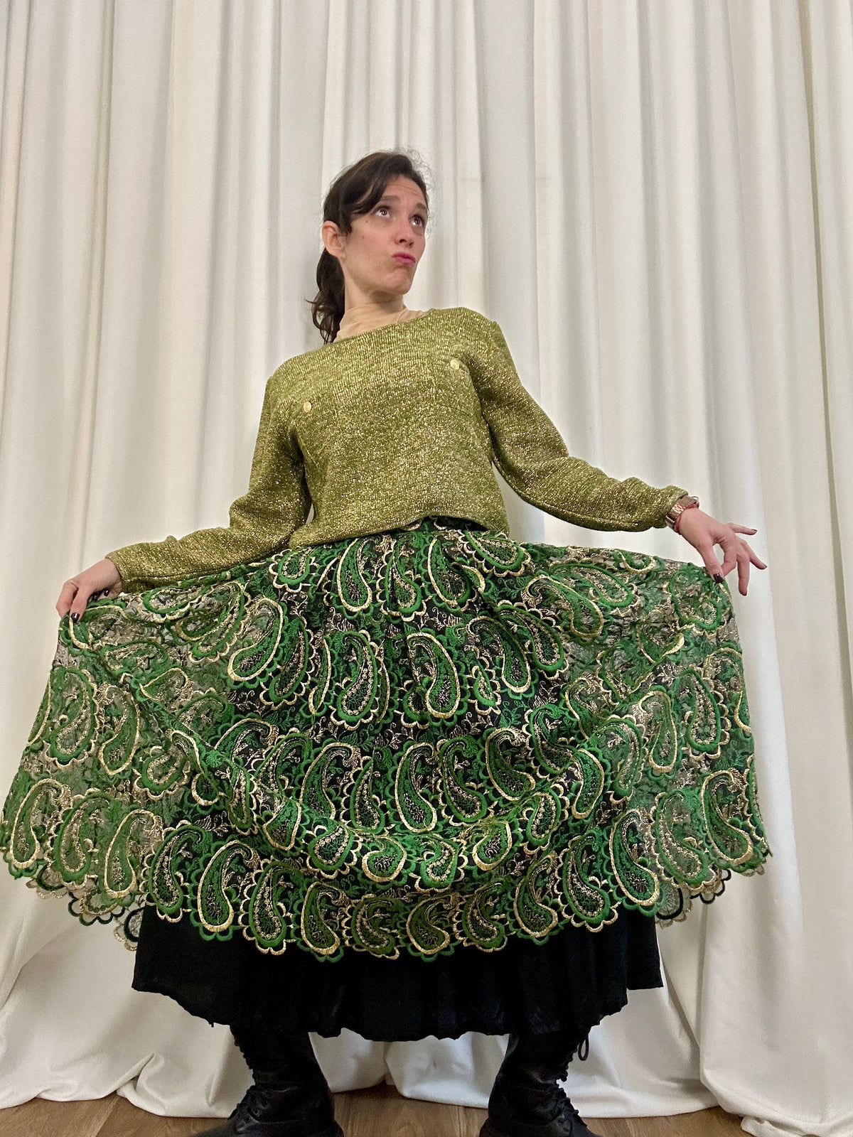 Pavone skirt
