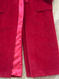 Rosso alpaca coat