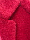 Rosso alpaca coat