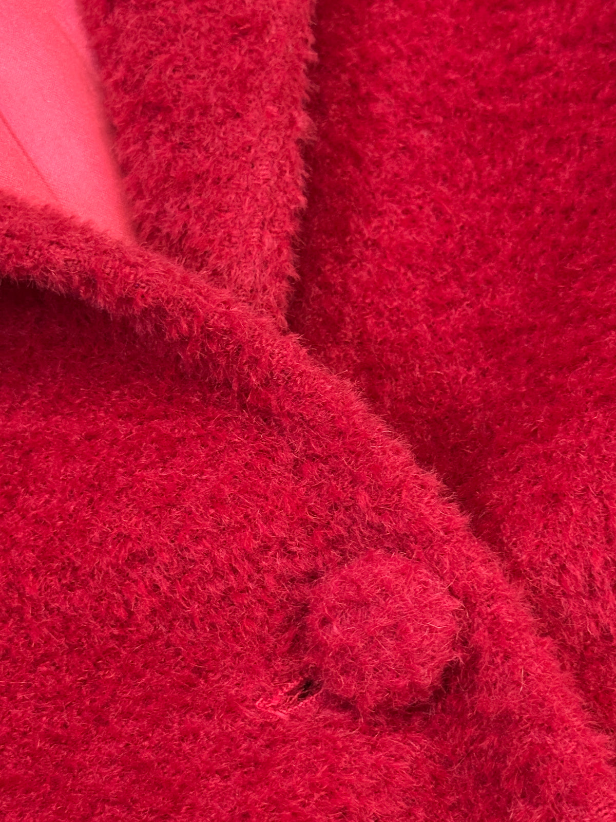 Rosso alpaca coat