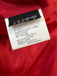 Rosso alpaca coat