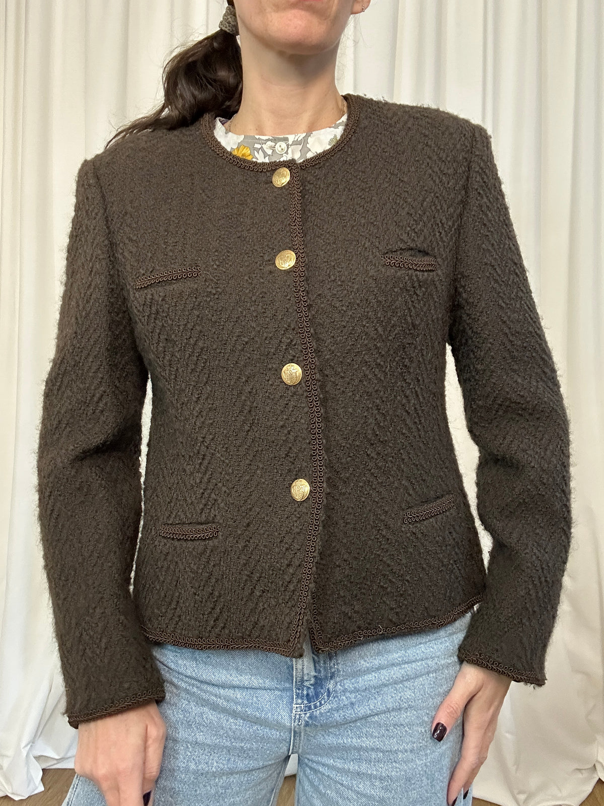 Bouclé ciocco blazer