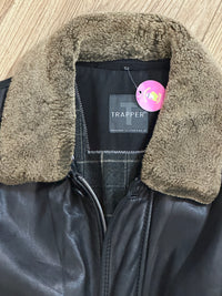 Trapper leather jacket