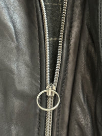 Trapper leather jacket