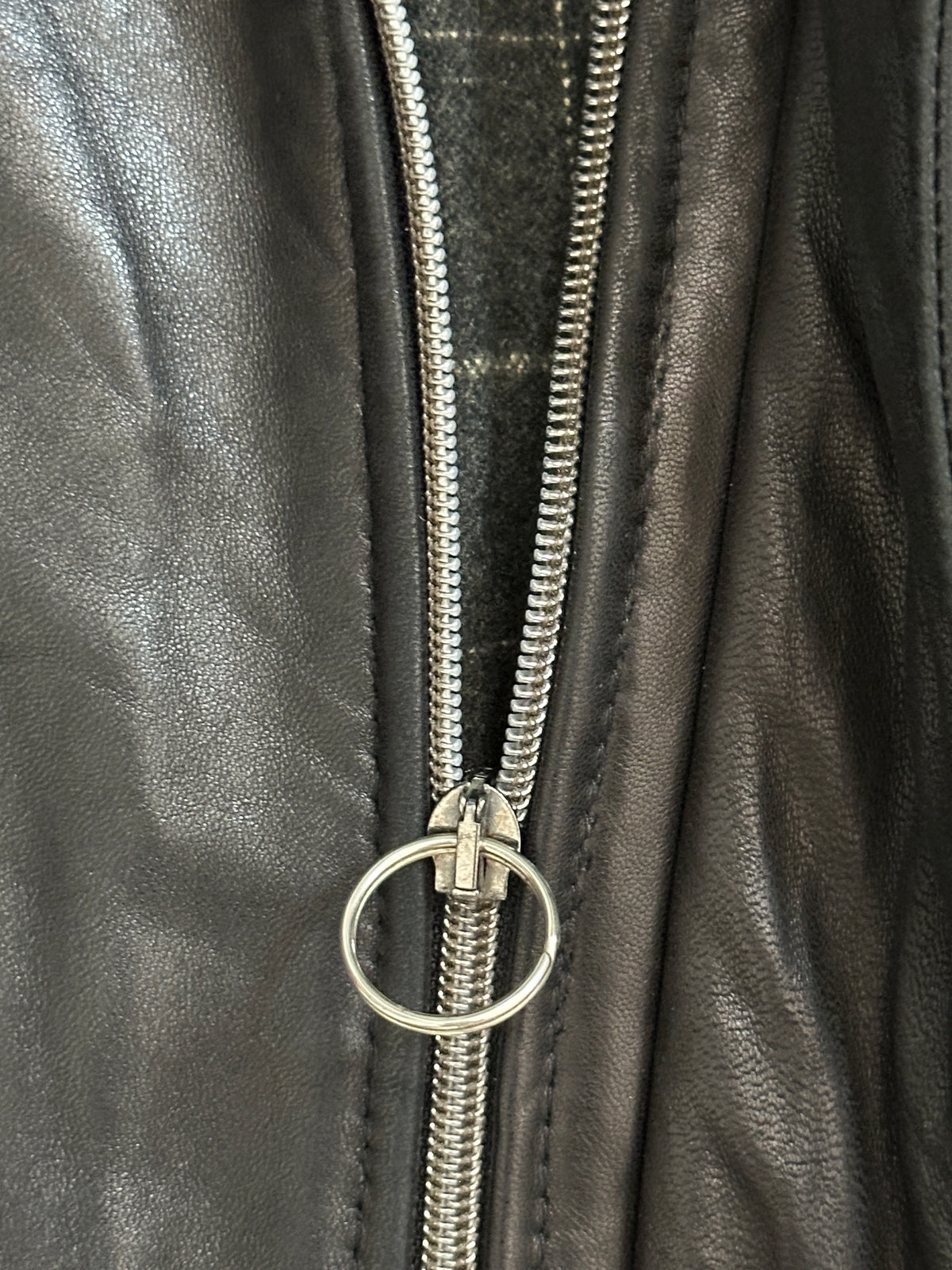 Trapper leather jacket