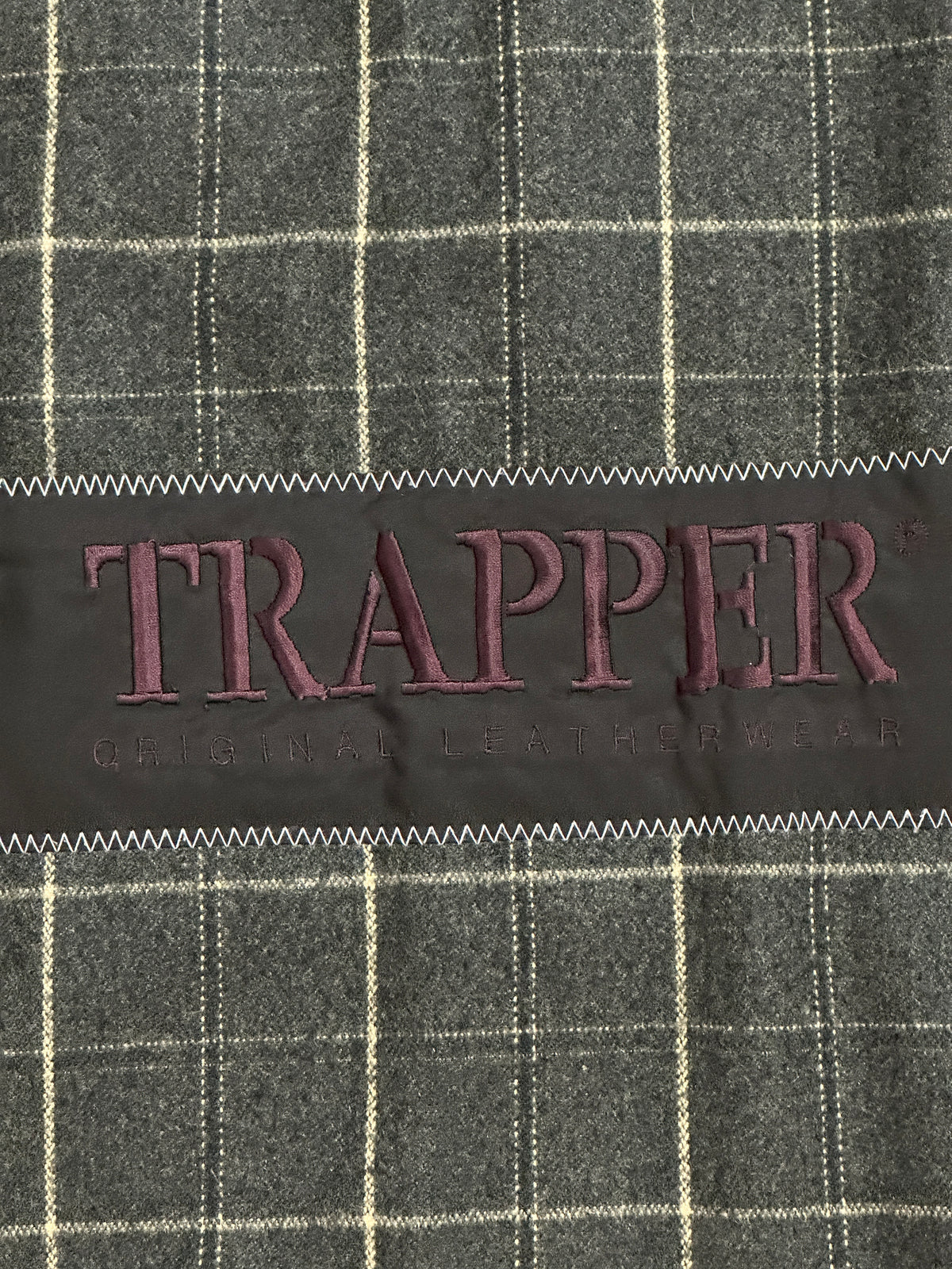 Trapper leather jacket