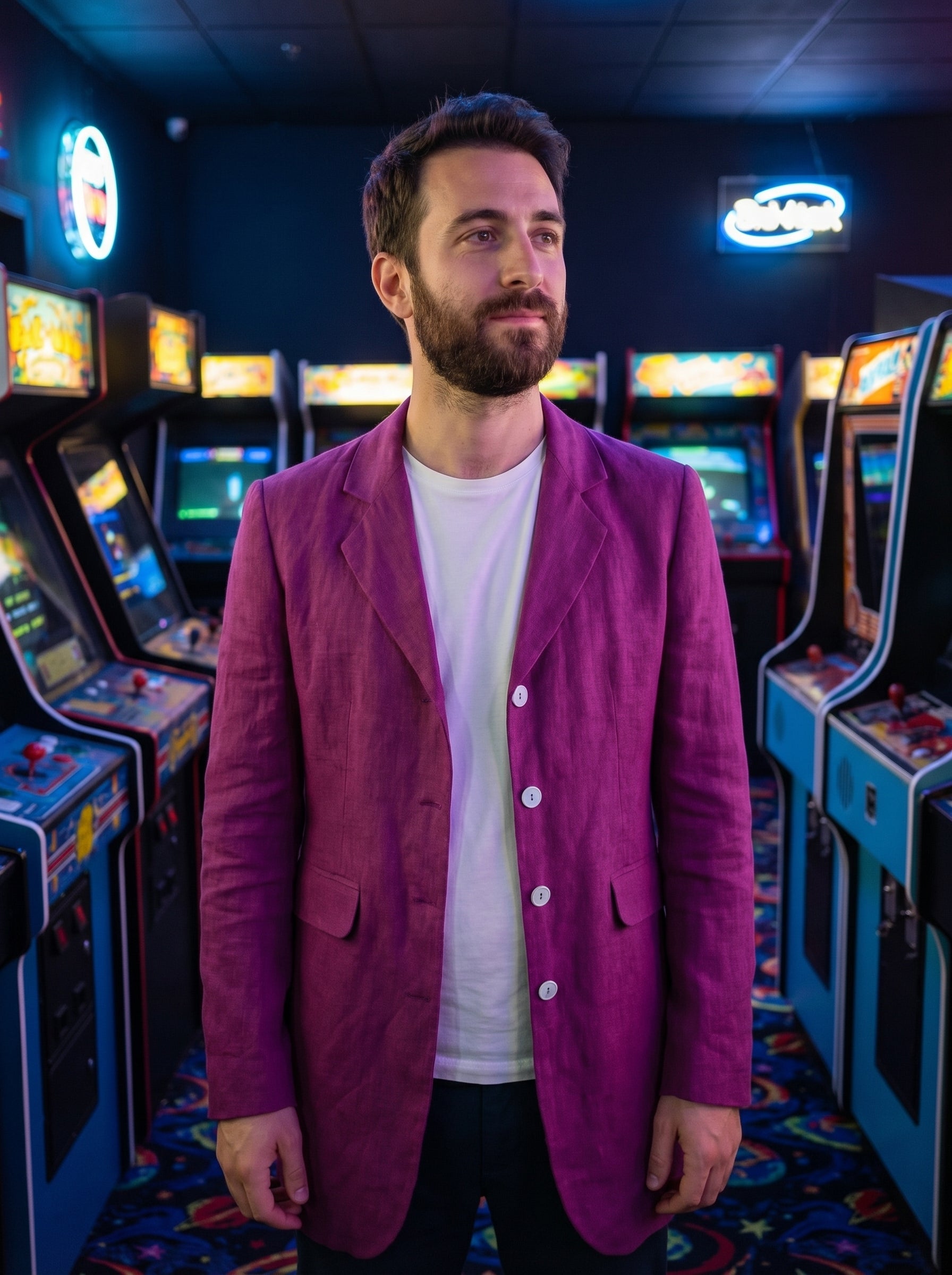 Lino Ciclamino blazer