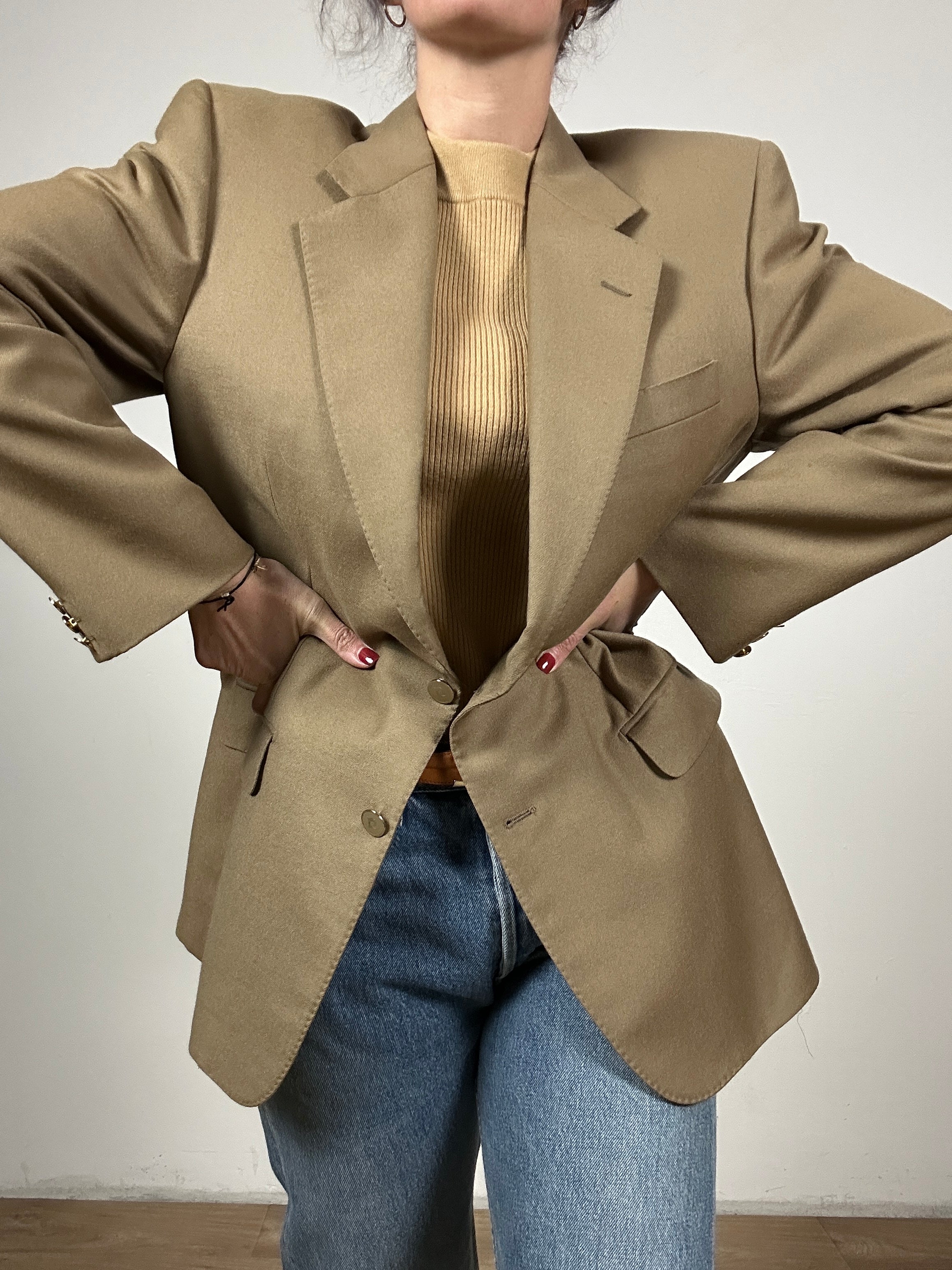 Camel Pierre Cardin blazer