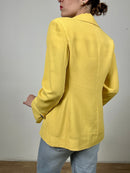 Yellow wow blazer