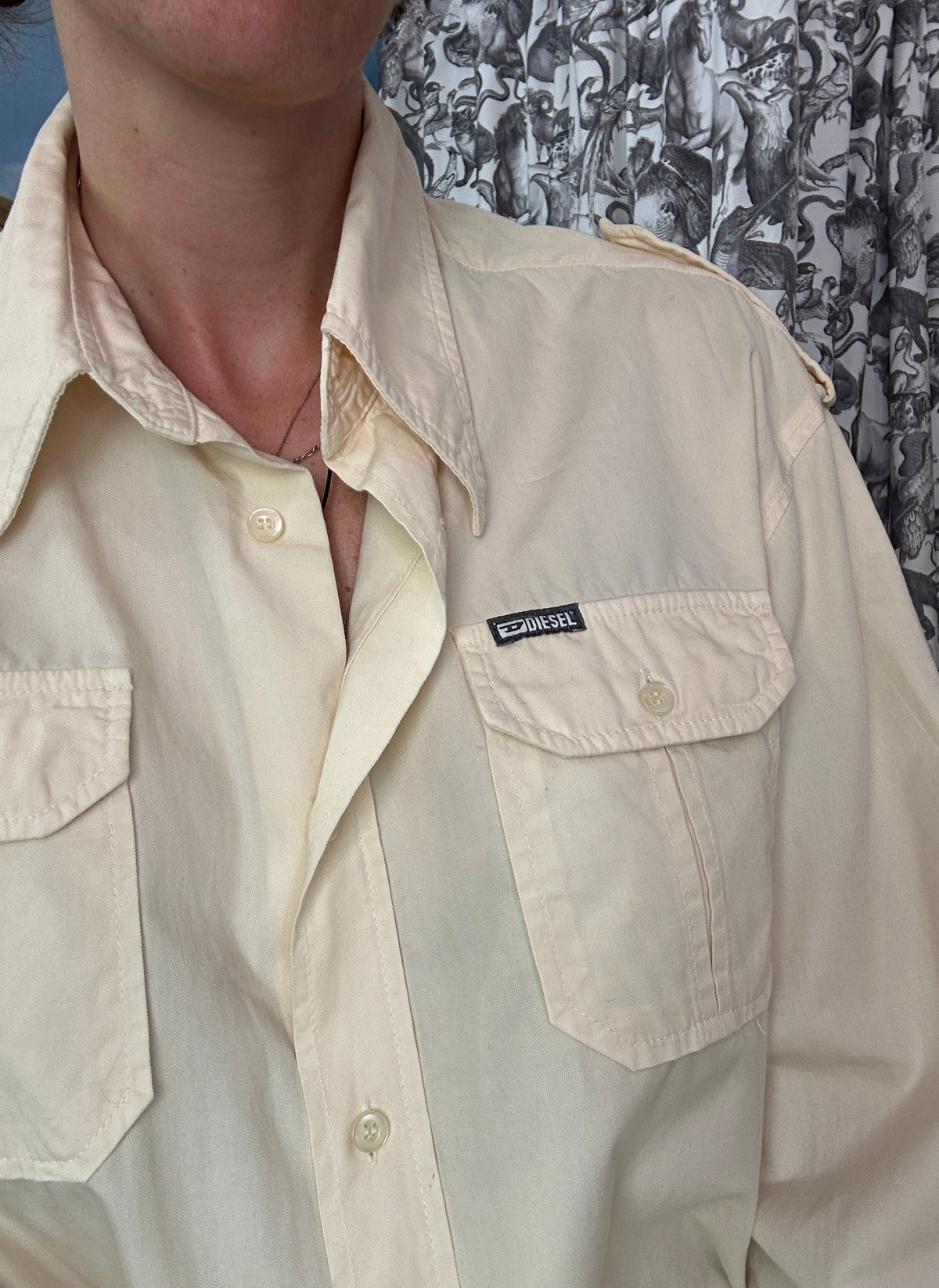 Diesel cream shirt
