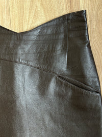 Regina leather skirt