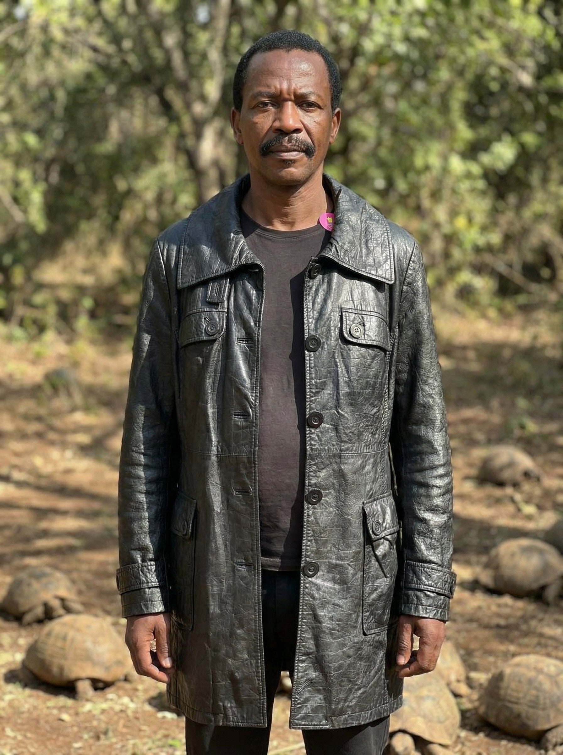 Turtle leather jacket