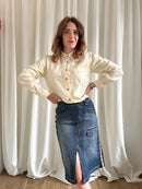 Krizia Cream Shirt