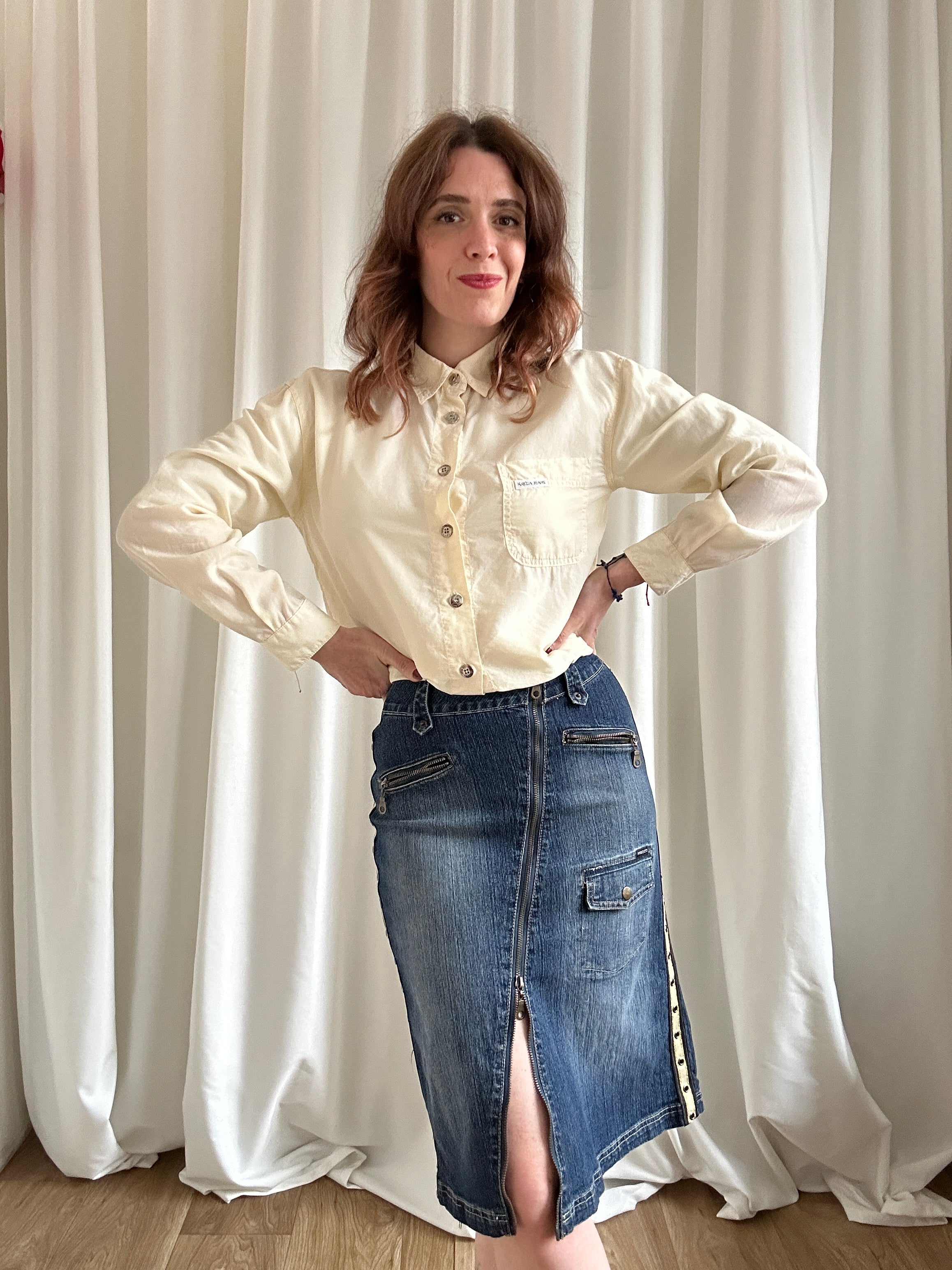 Krizia Cream Shirt