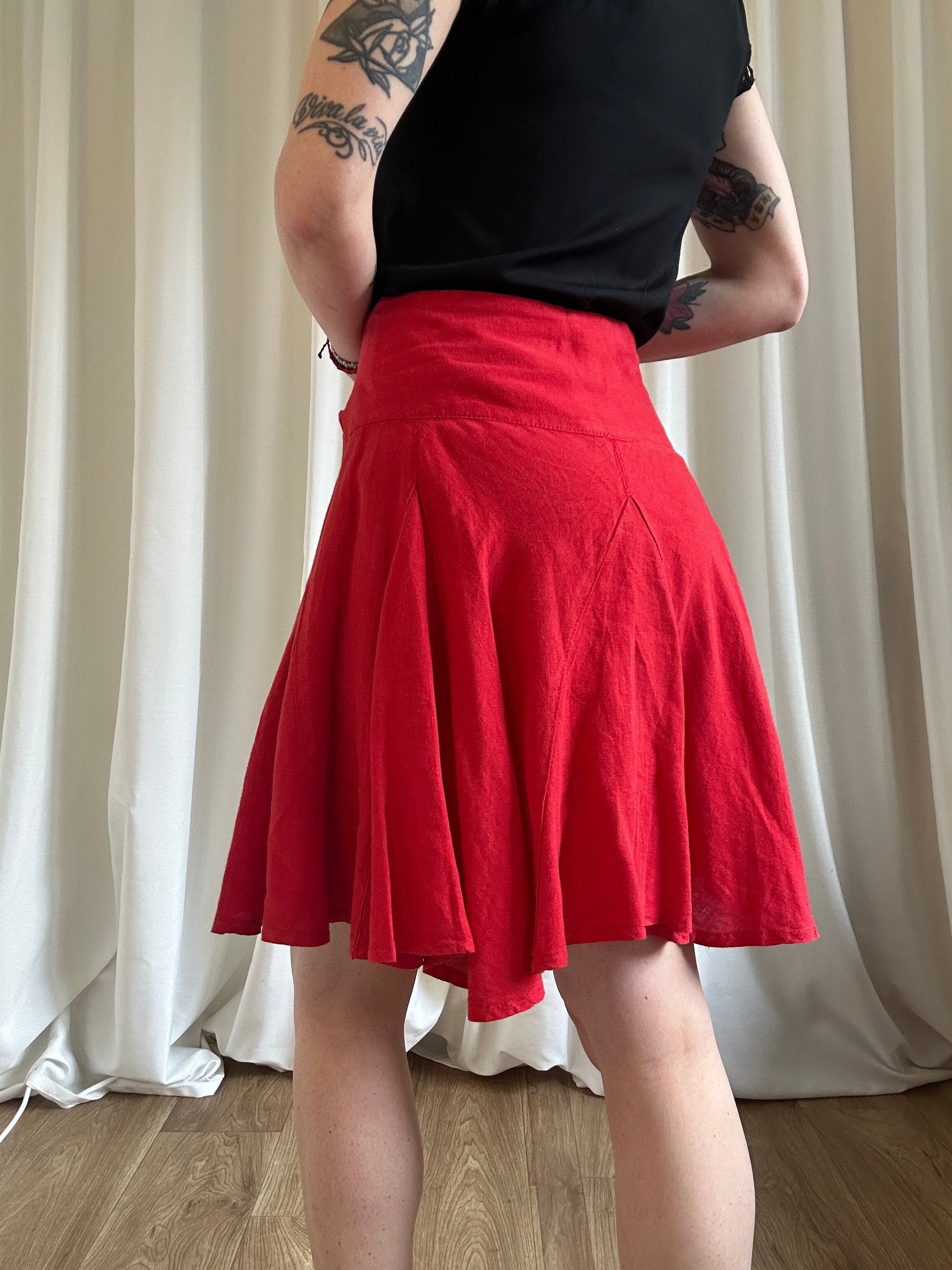 Fiorucci red skirt