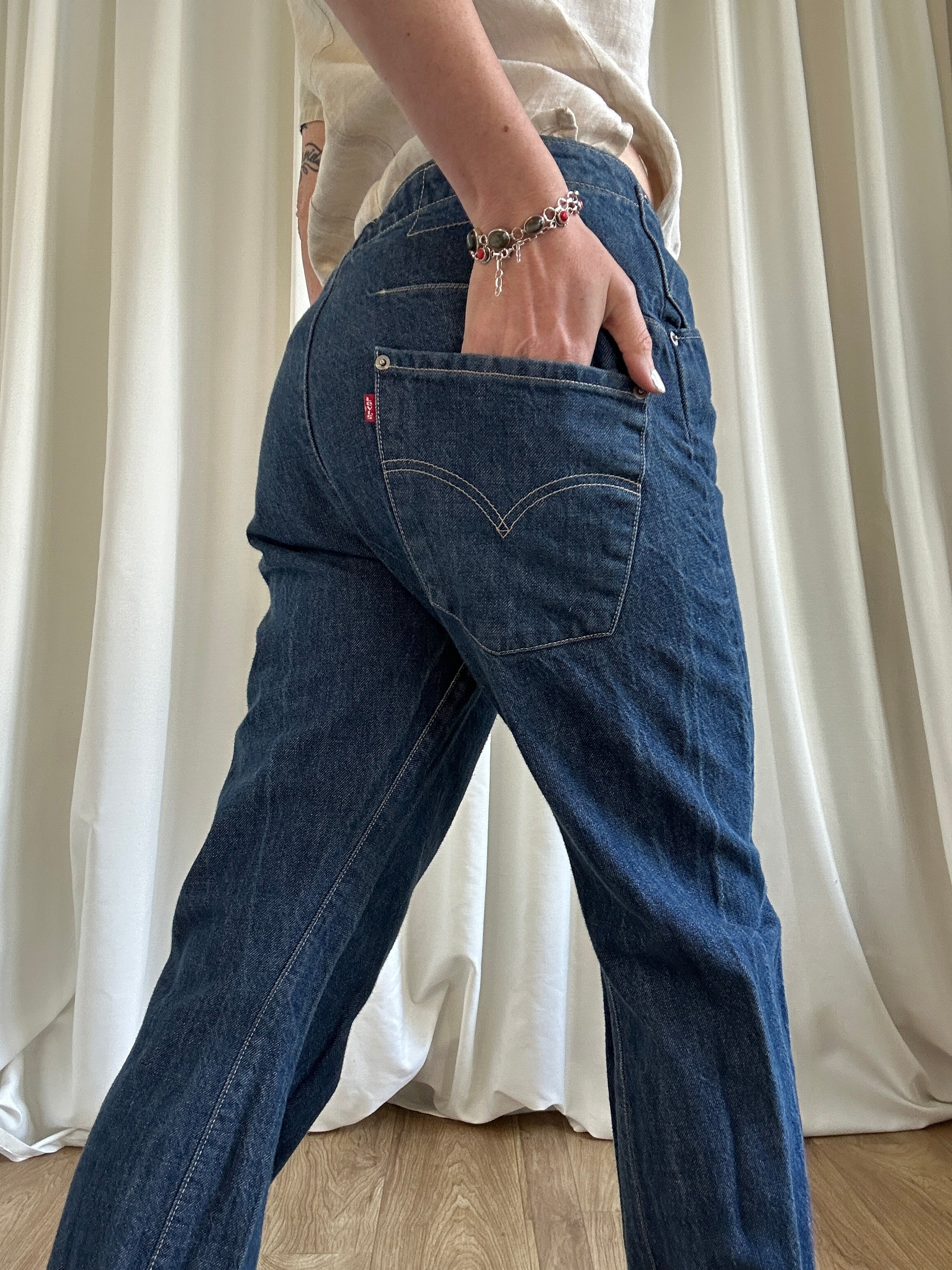 Twisted Levi’s jeans