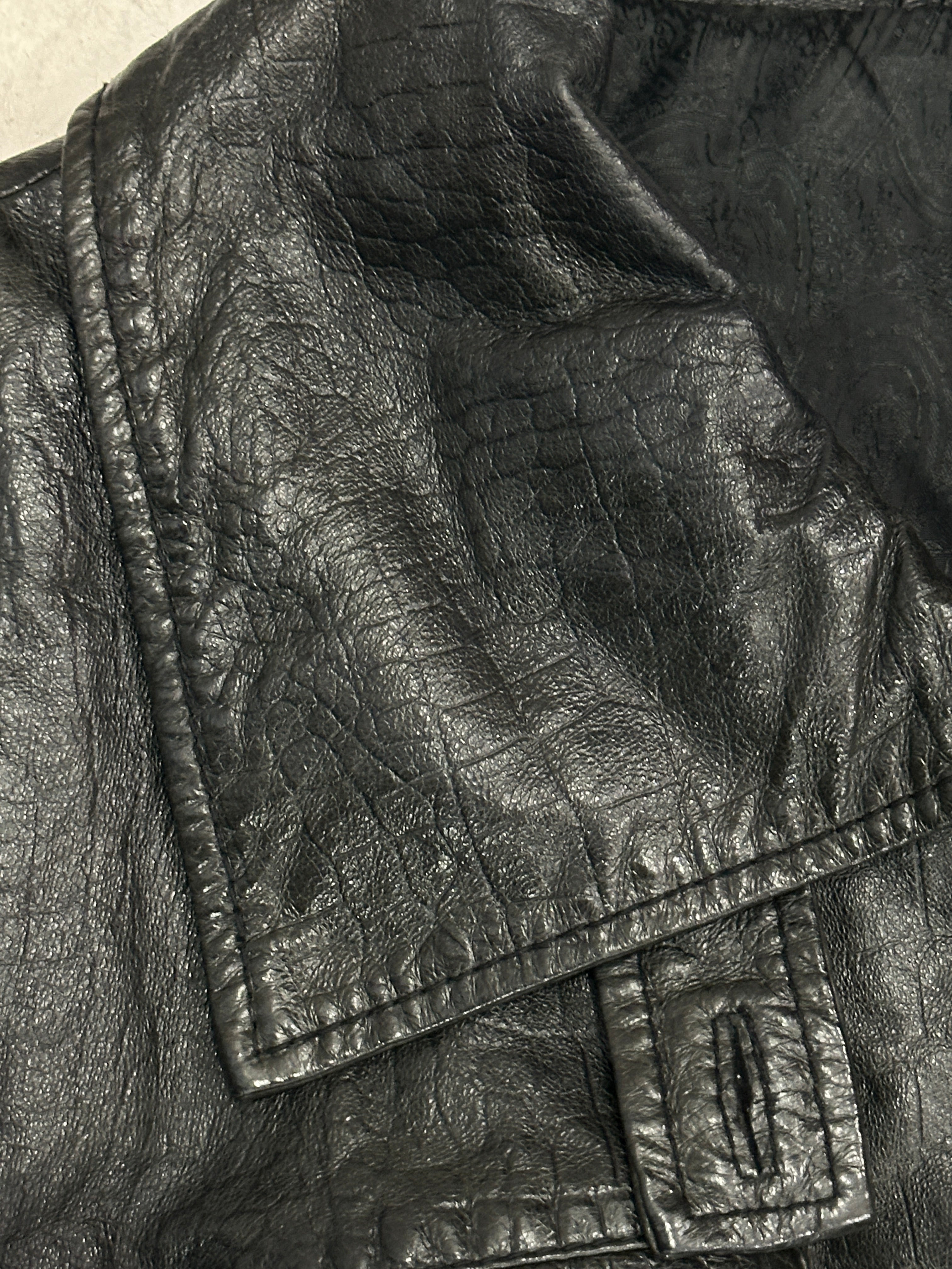 Turtle leather jacket