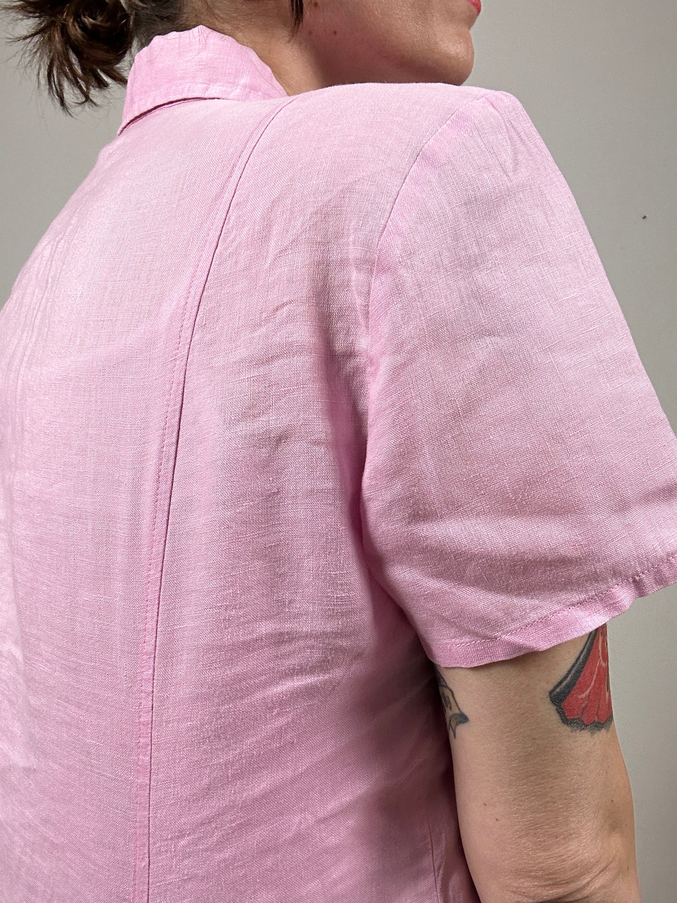 Lino pink shirt