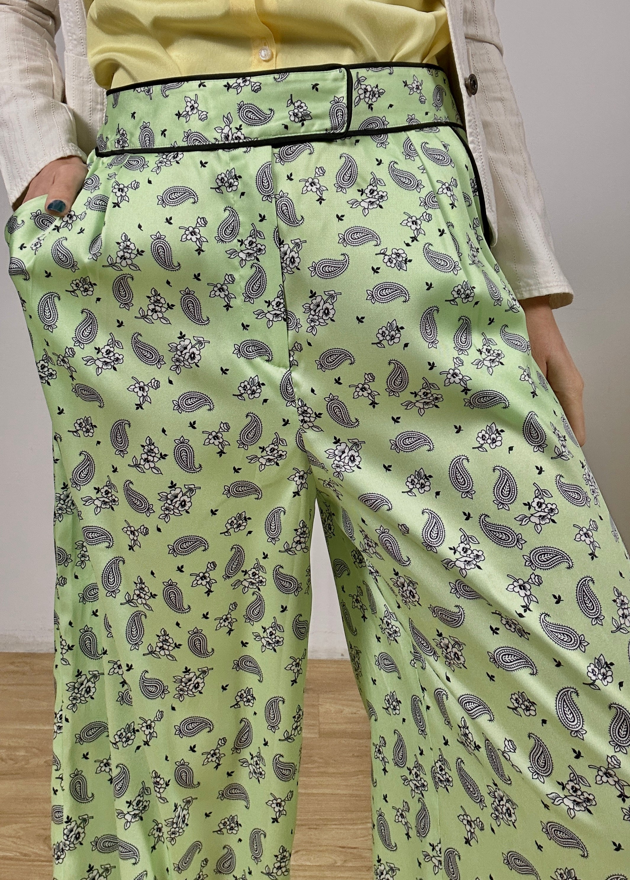 Parsley palazzo pants