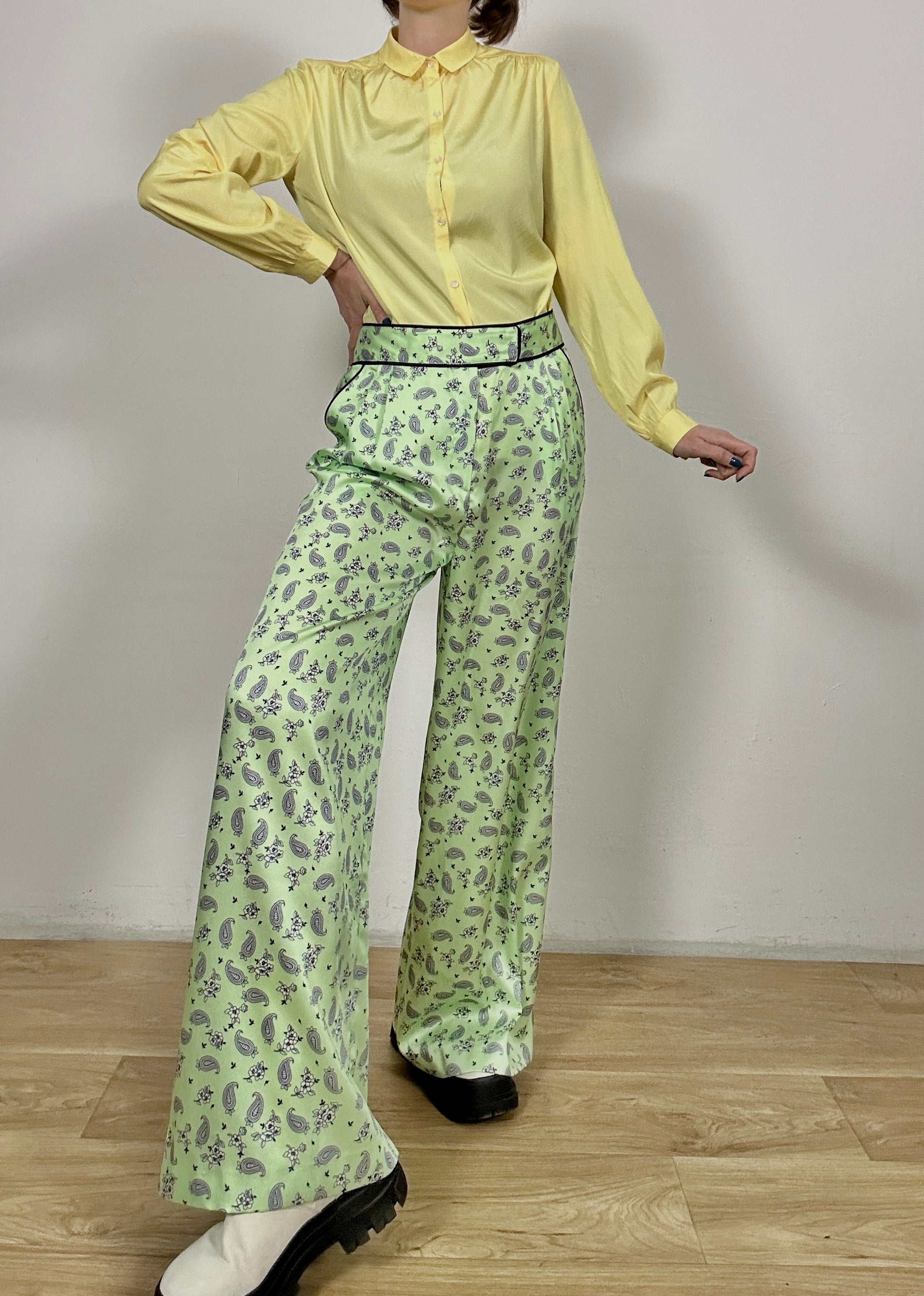 Parsley palazzo pants