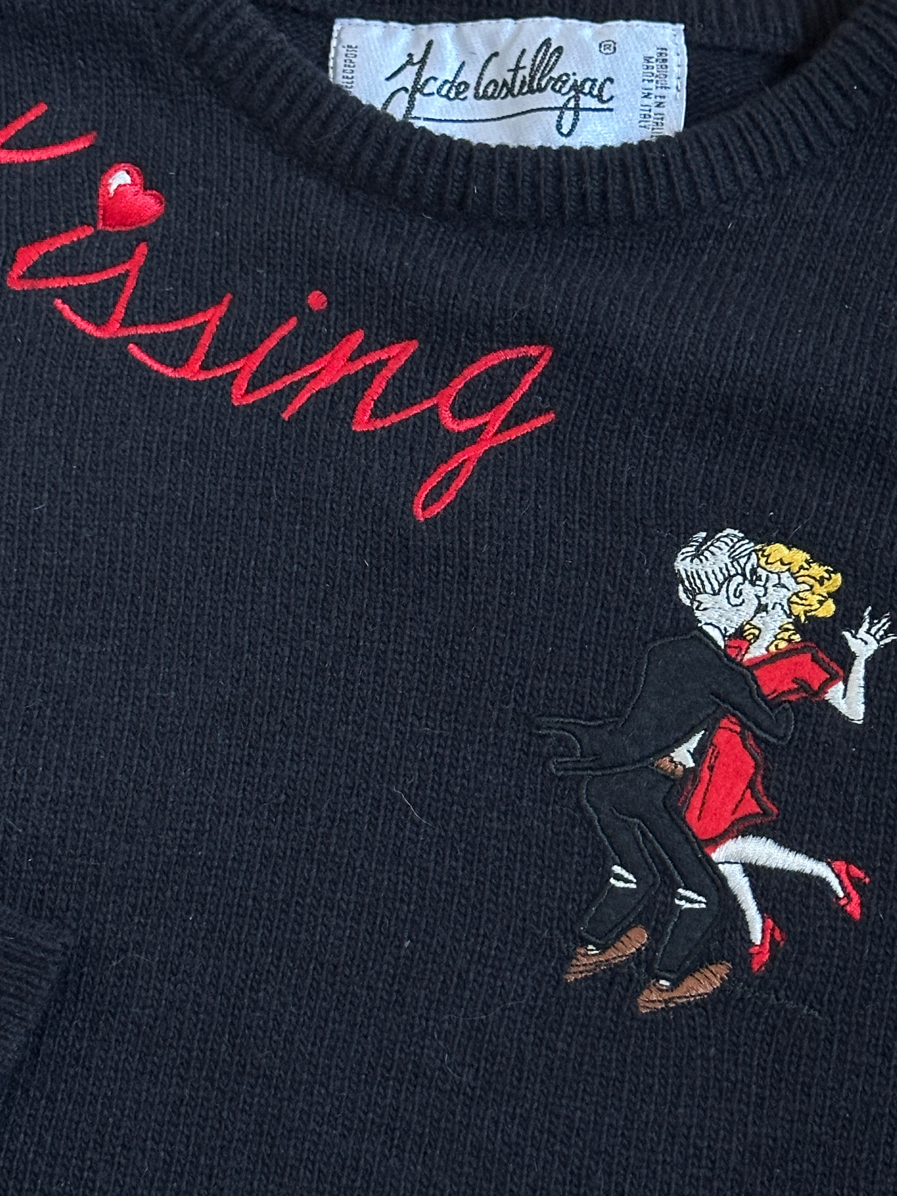 Kissing Castelbajac sweater